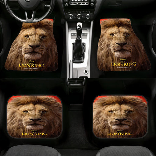 james earl as mufasa the lion king Car floor mats Universal fit