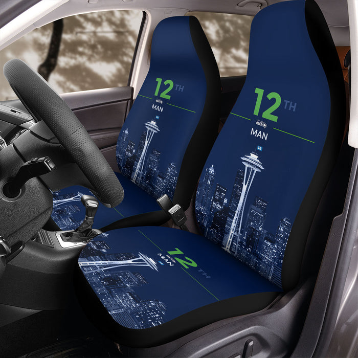 Seattle Seahawks 12 man Car Seat Covers