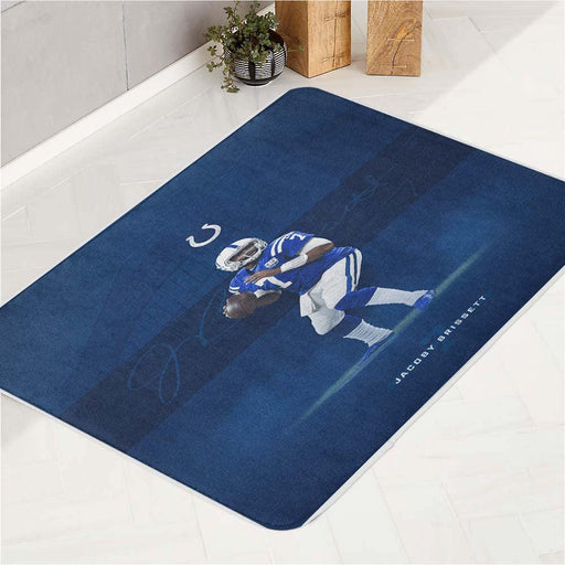 jacoby brissett fottball player nfl bath rugs