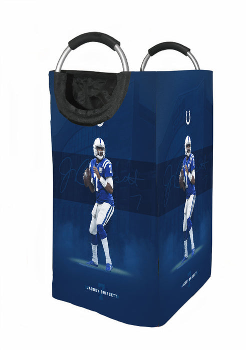 jacoby brissett nfl player Laundry Hamper | Laundry Basket