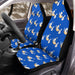 iconic expressions of sonic the hedgehog Car Seat Covers