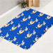 iconic expressions of sonic the hedgehog bath rugs