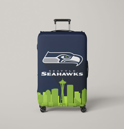 seattle seahawks logo new Luggage Cover | suitcase