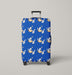 iconic expressions of sonic the hedgehog Luggage Cover | suitcase