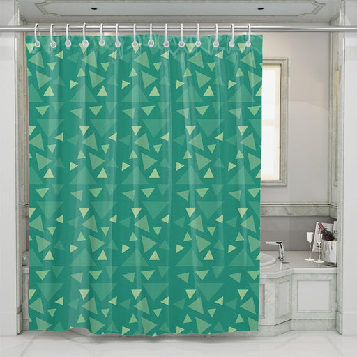 iconic shape of animal crossing shower curtains