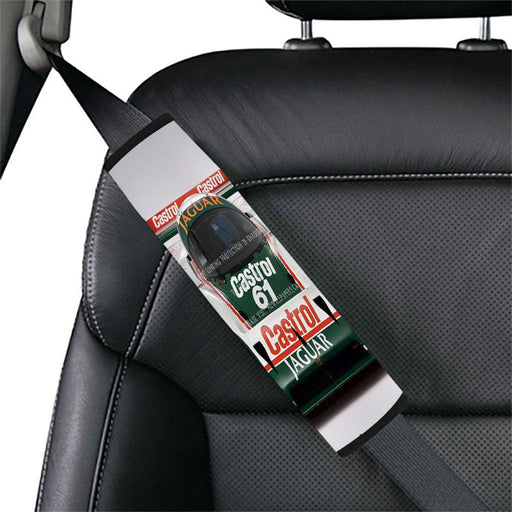 jaguar castrol car racing Car seat belt cover - Grovycase