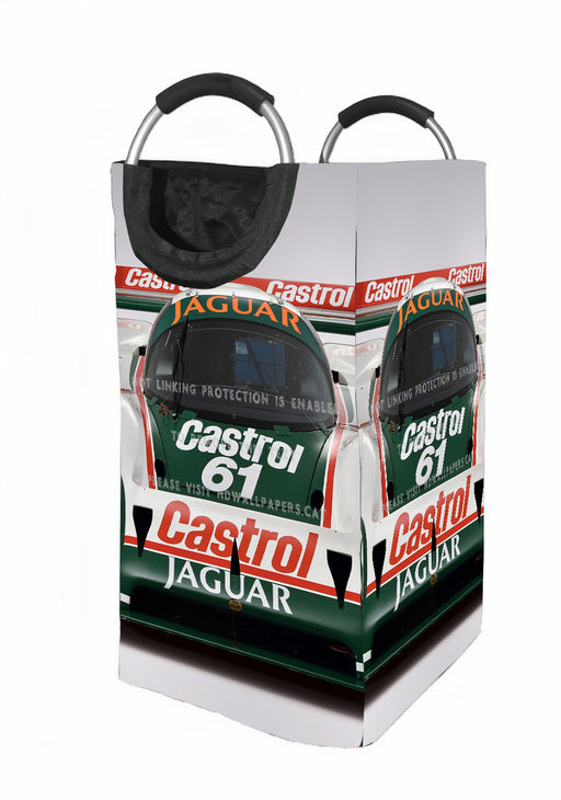 jaguar castrol car racing Laundry Hamper | Laundry Basket