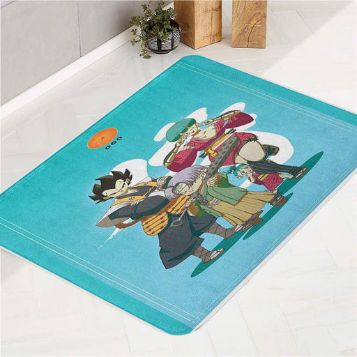 japanese style dragon ball anime bath rugs