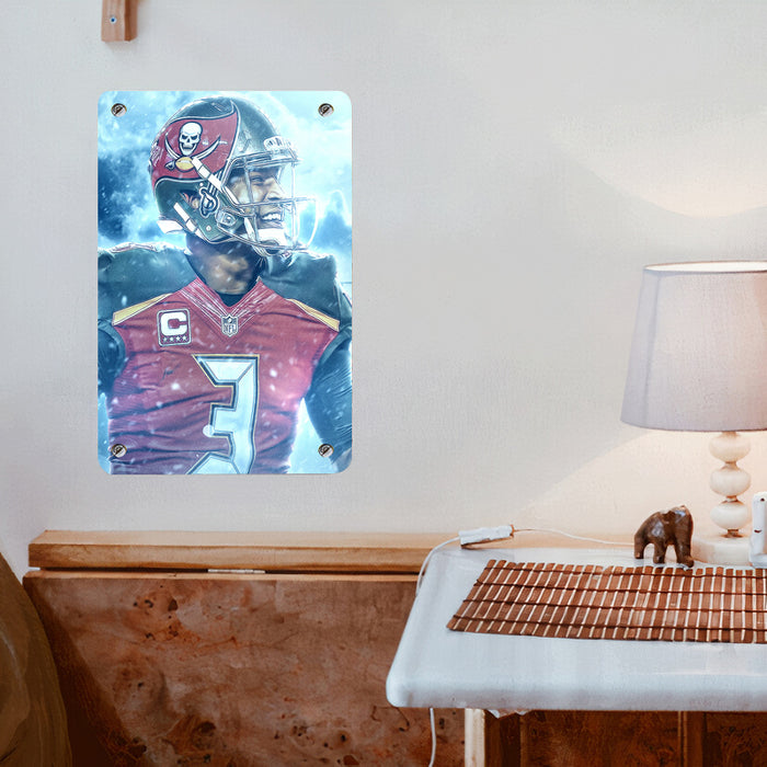 jameis winston tampa bay buccaneers Poster Metal print wall art