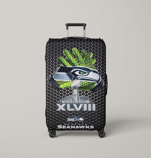 seattle seahawks super bowl 4 Luggage Cover | suitcase