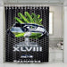 seattle seahawks super bowl 4 shower curtains