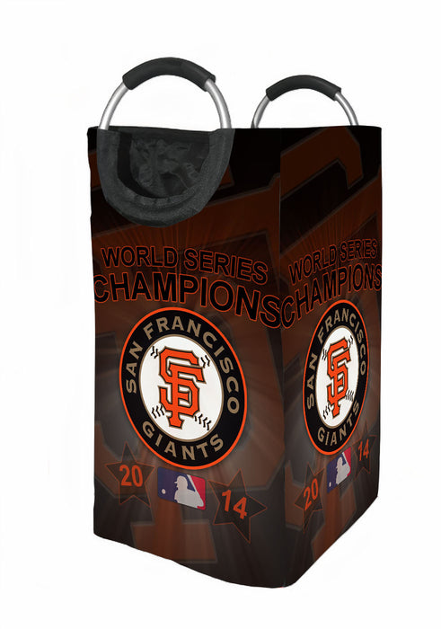 sf giants champions 2014 Laundry Hamper | Laundry Basket