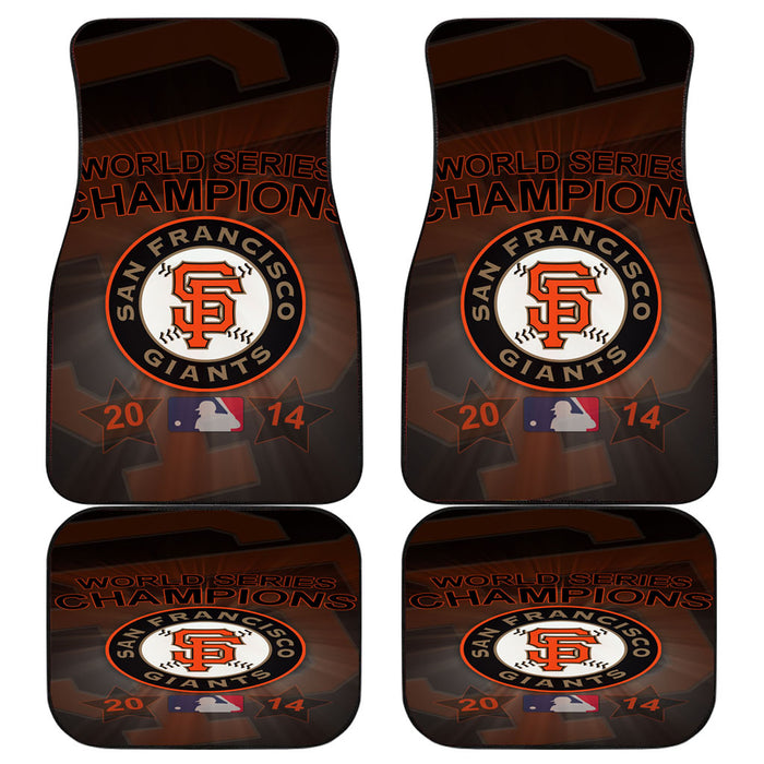 SF Giants champions 2014 Car floor mats Universal fit