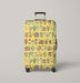 illustration lifes in animal crossing game Luggage Cover | suitcase