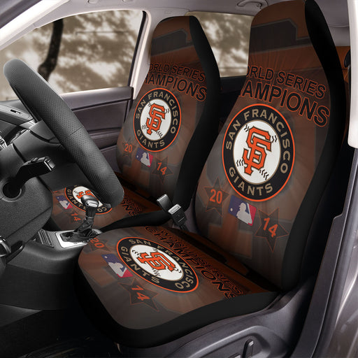 SF Giants champions 2014 Car Seat Covers