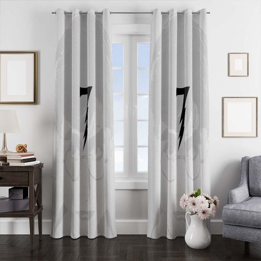 icon harry potter monochrome window curtains