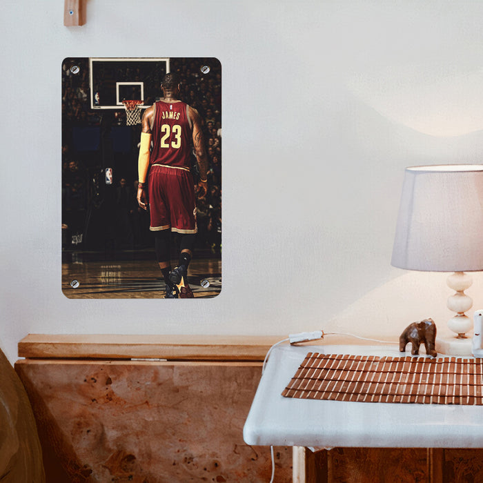 james as best nba player Poster Metal print wall art