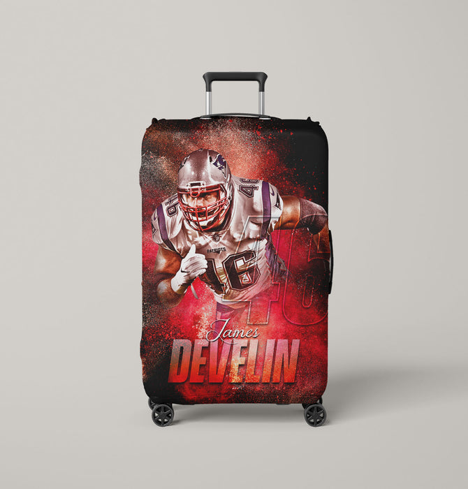 james develin new england patriots Luggage Covers | Suitcase