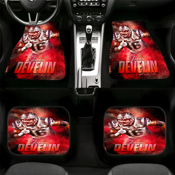 james develin new england patriots Car floor mats Universal fit