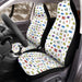 indonesia transportation and sign Car Seat Covers