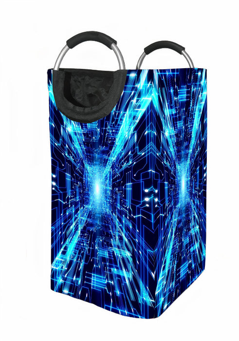 infinity space from future neon Laundry Hamper | Laundry Basket