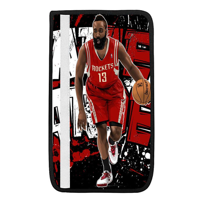 james harden rockets nba Car seat belt cover