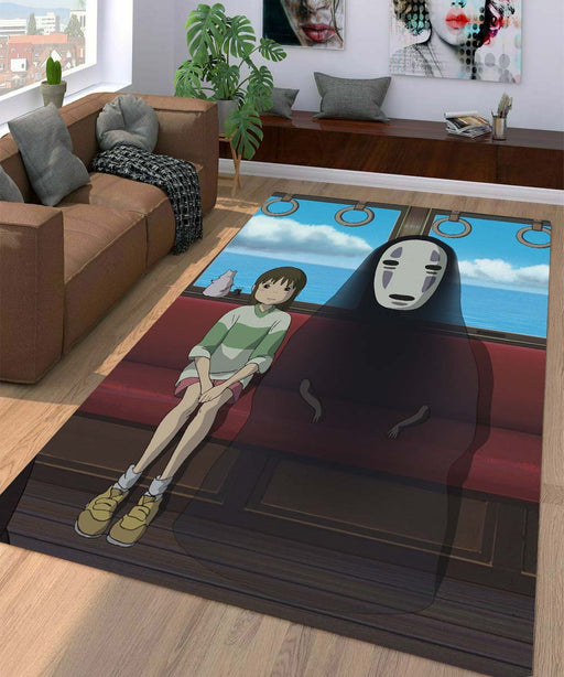 iconic scene spirited away Living room carpet rugs