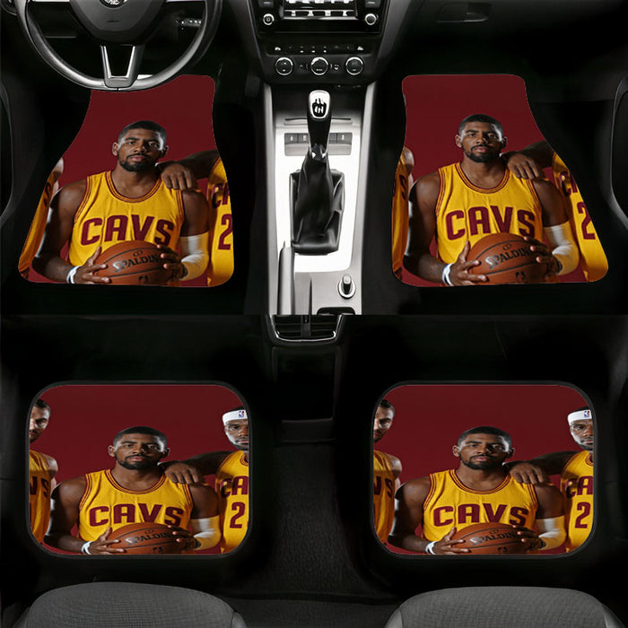 jersey cleveland cavaliers kyrie irvings and player Car floor mats Universal fit