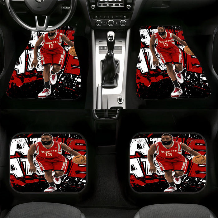 james harden rockets nba Car floor mats Universal fit