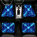 infinity space from future neon Car floor mats Universal fit