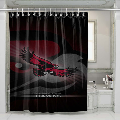 sju hawks shower curtains