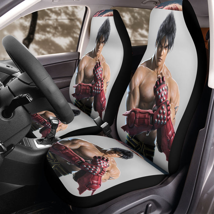 jin kazama tekken 7 look Car Seat Covers