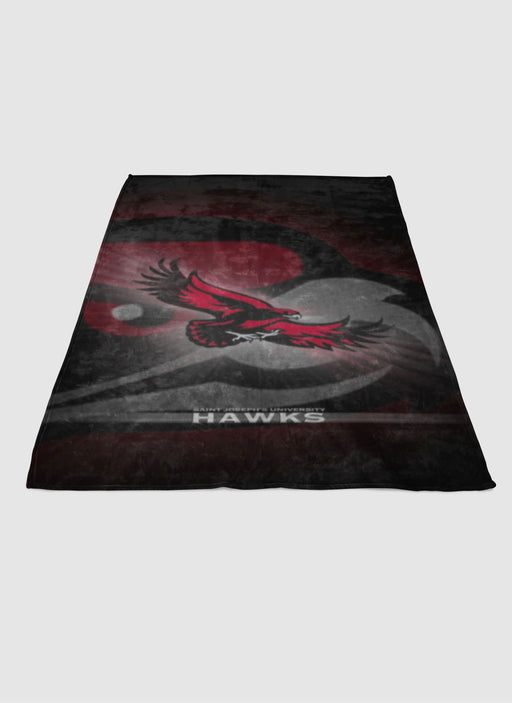 SJU Hawks soft fleece blanket