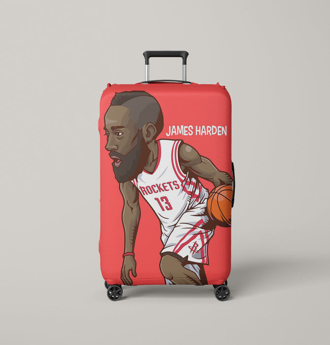 james harden vector nba player Luggage Covers | Suitcase