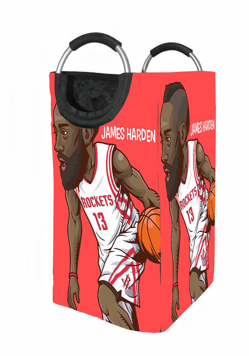 james harden vector nba player Laundry Hamper | Laundry Basket