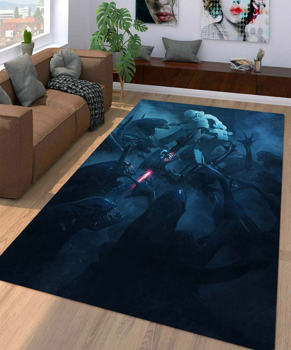 illustration star wars Living room carpet rugs