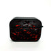 into dark space red light airpods case