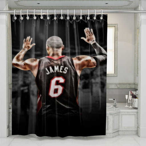 james six still the best player shower curtains