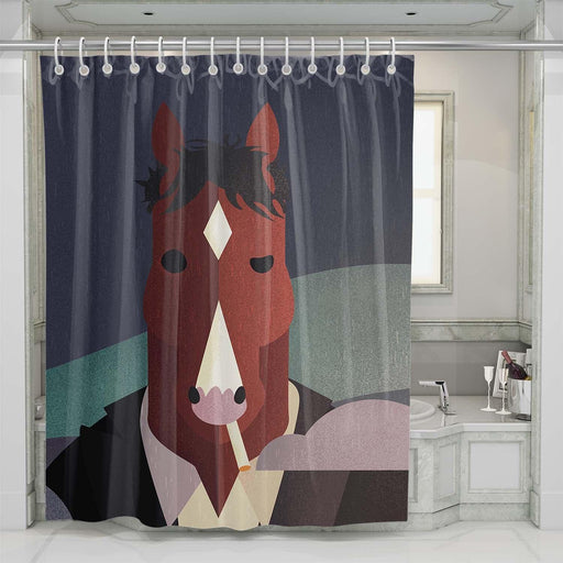 in the rain bojack horseman shower curtains