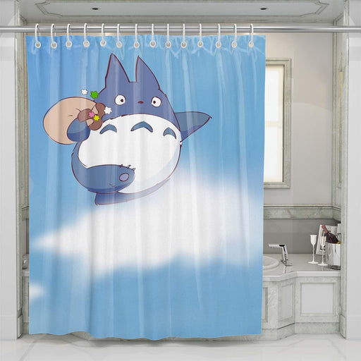 in the sky my neighbor totoro shower curtains