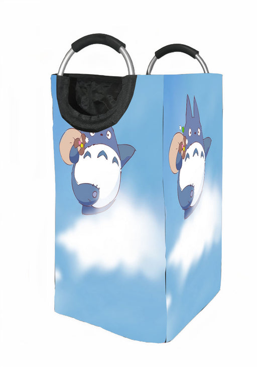 in the sky my neighbor totoro Laundry Hamper | Laundry Basket