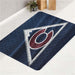 jersey of nhl logo bath rugs