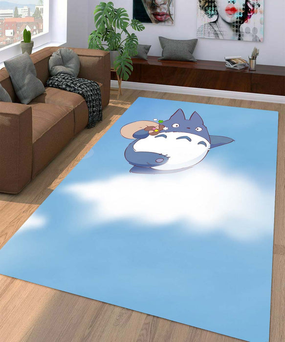 in the sky my neighbor totoro Living room carpet rugs