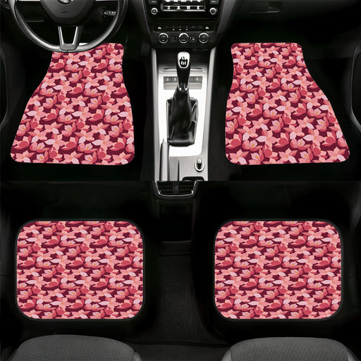 it's pnik flower time to blossom Car floor mats Universal fit