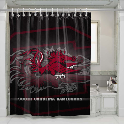 south carolina gamecocks 2 shower curtains