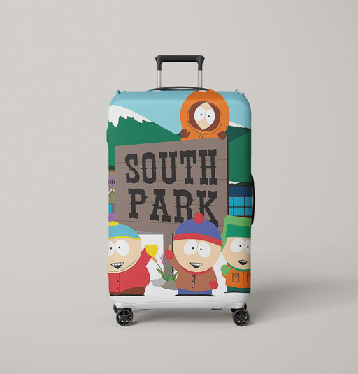 south park cartoon network Luggage Cover | suitcase