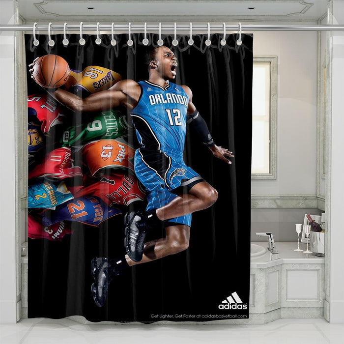 jersey team nba america shower curtains