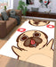 instagram love dog Living room carpet rugs