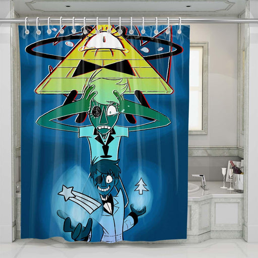 internal conflict shower curtains