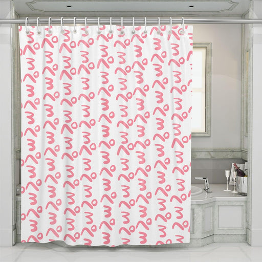 japanesse cute emoticons shower curtains